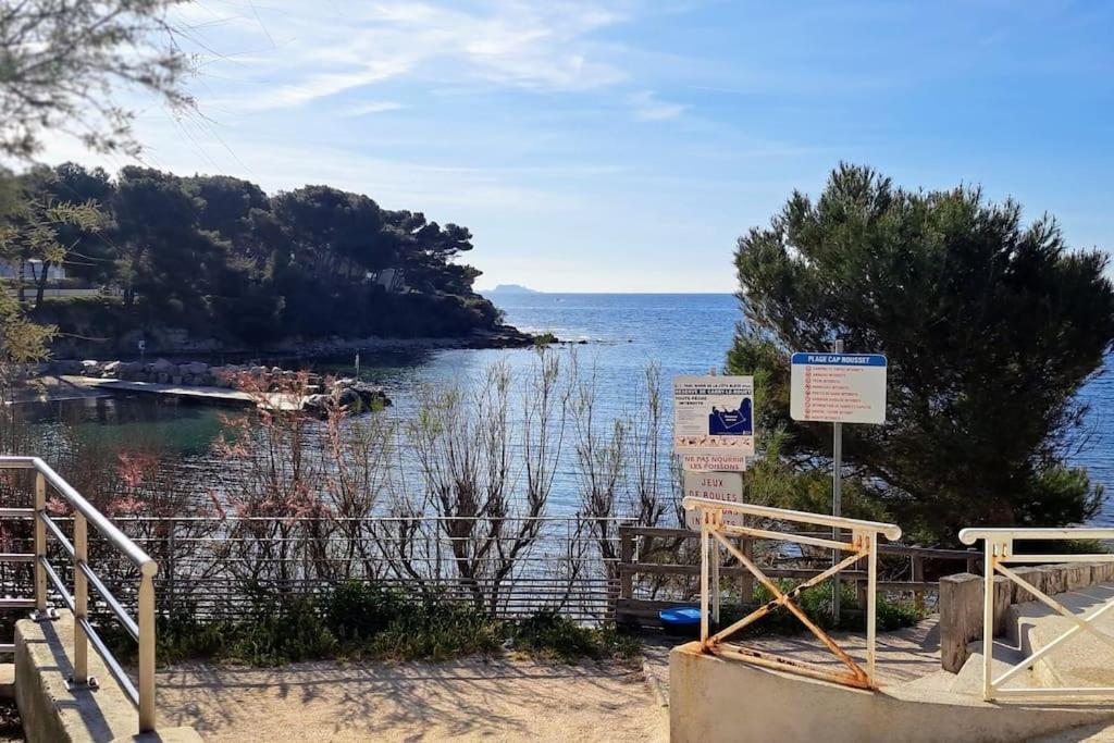 Magnifique T2 - Les Pieds Dans L'Eau Piscine/Plage Carry-le-Rouet Exteriér fotografie